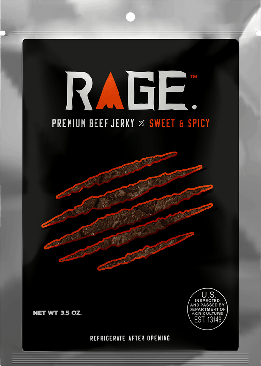 Rage Sweet & Spicy Beef Jerky - 3.5oz